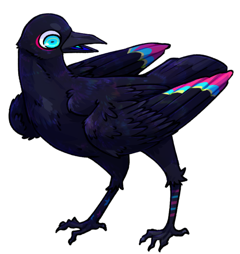 Crocus, the unofficial mascot of CROW's channel.
